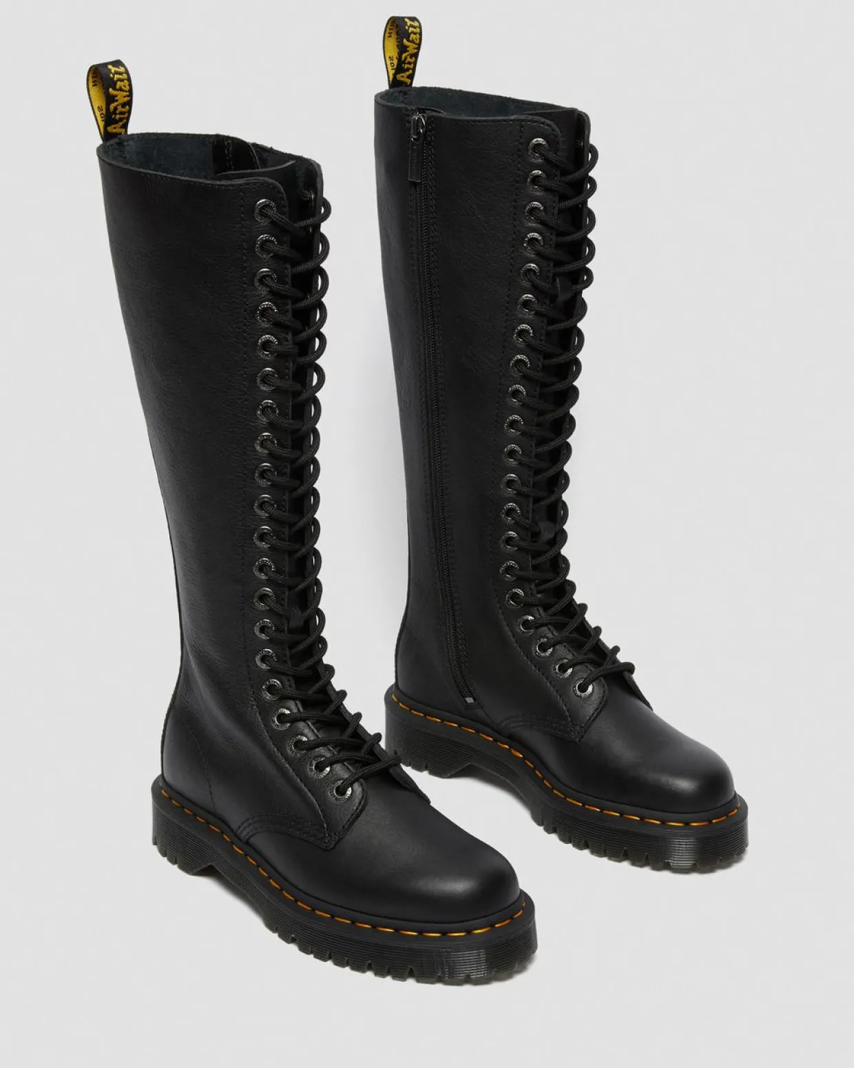 Dr. Martens Boots Montantes 1B60 Bex En Cuir Pisa Noir — Pisa Shop