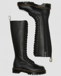 Dr. Martens Boots Montantes 1B60 Bex En Cuir Pisa Noir — Pisa Shop