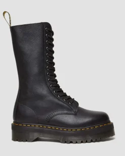 Dr. Martens Boots Montantes 1B99 En Cuir Pisa à Lacets Noir — Pisa Best