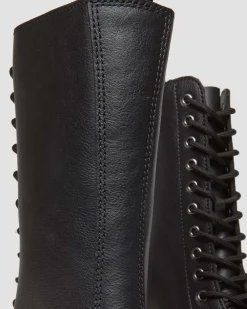 Dr. Martens Boots Montantes 1B99 En Cuir Pisa à Lacets Noir — Pisa Best