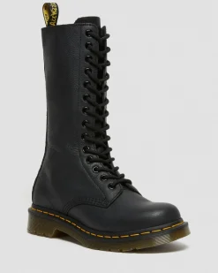 Dr. Martens Boots Montantes 1B99 En Cuir Virginia Noir — Virginia Cheap