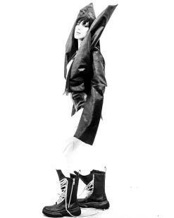 Dr. Martens Boots Plateformes 1918 Rick Owens DMXL En Cuir Noir — Lunar Online