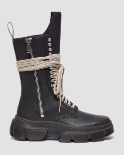 Dr. Martens Boots Plateformes 1918 Rick Owens DMXL En Cuir Noir — Lunar Online