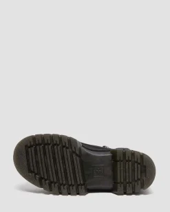 Dr. Martens Boots Plateformes Audrick 8i Quilted BLACK — Rubberised Leather+Warm Quilted Flash Sale
