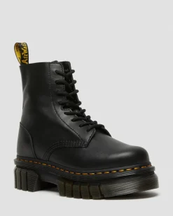 Dr. Martens Boots Plateformes Audrick Nappa Lux Noir — Nappa Lux Best Sale