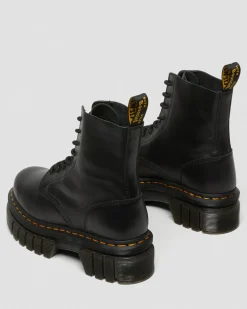 Dr. Martens Boots Plateformes Audrick Nappa Lux Noir — Nappa Lux Best Sale