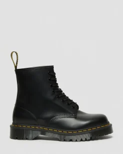 Dr. Martens Boots Plateformes Bex 1460 En Cuir Smooth Noir — Smooth Leather Sale