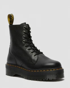 Dr. Martens Boots Plateformes Jadon III En Cuir Pisa Noir — Pisa Store