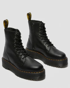 Dr. Martens Boots Plateformes Jadon III En Cuir Pisa Noir — Pisa Store
