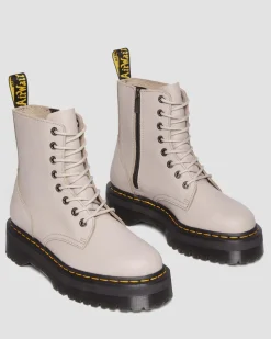 Dr. Martens Boots Plateformes Jadon III En Cuir Pisa VINTAGE TAUPE — Pisa Best