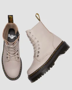 Dr. Martens Boots Plateformes Jadon III En Cuir Pisa VINTAGE TAUPE — Pisa Best