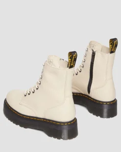 Dr. Martens Boots Plateformes Jadon III En Cuir Pisa Beige texturé — Pisa Flash Sale