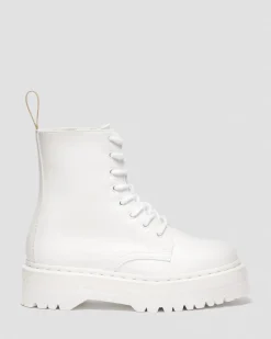 Dr. Martens Boots Plateformes Jadon II Mono Kemble Vegan Blanc — Kemble Best