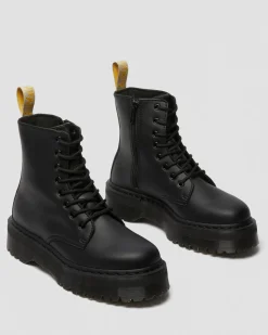 Dr. Martens Boots Plateformes Jadon II Mono Vegan Noir — Felix Rub Off New