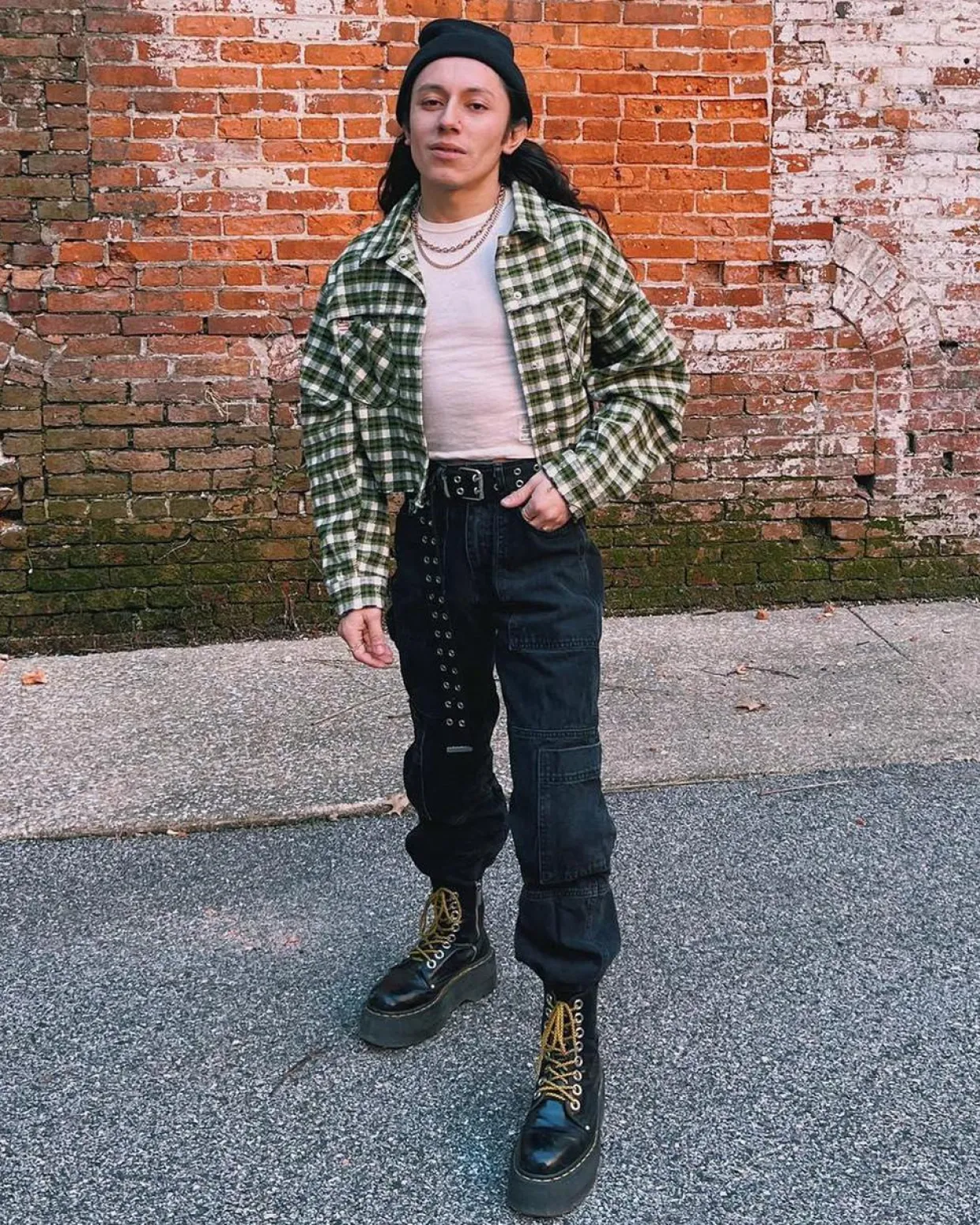 Dr. Martens Boots Plateformes Jadon Max En Cuir Buttero Noir — Buttero Cheap