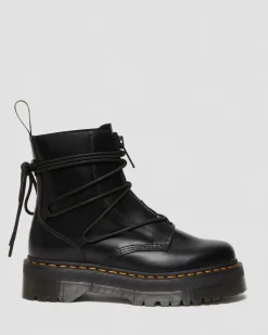 Dr. Martens Boots Plateformes Jarrick II En Cuir à Lacets Noir — Smooth+Paris Best Sale