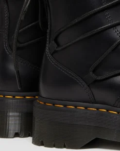 Dr. Martens Boots Plateformes Jarrick II En Cuir à Lacets Noir — Smooth+Paris Best Sale