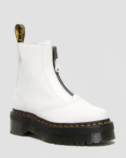 Dr. Martens Boots Plateformes Jetta Blanc — Sendal Cheap