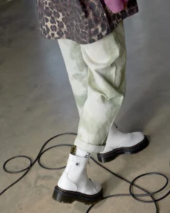 Dr. Martens Boots Plateformes Jetta Blanc — Sendal Cheap