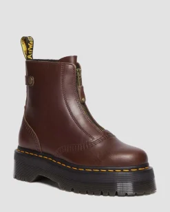 Dr. Martens Boots Plateformes Jetta Dark Brown — Sendal Best
