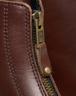 Dr. Martens Boots Plateformes Jetta Dark Brown — Sendal Best