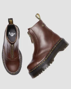 Dr. Martens Boots Plateformes Jetta Dark Brown — Sendal Best
