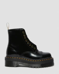 Dr. Martens Boots Plateformes Sinclair Vegan Noir — Oxford Hot