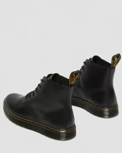 Dr. Martens Boots Thurston Chukka En Cuir Lusso Noir — Lusso Cheap