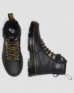 Dr. Martens Boots Utilitaires Combs Tech Doublées De Fourrure Synthétique Noir — Grove+Coated Canvas Clearance