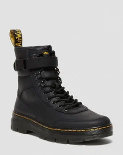 Dr. Martens Boots Utilitaires Combs Tech II En Cuir Wyoming Noir — Wyoming Store