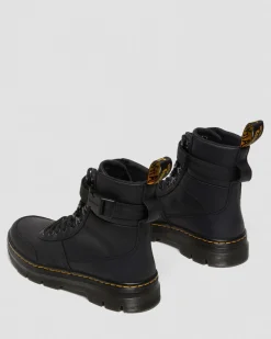 Dr. Martens Boots Utilitaires Combs Tech II En Cuir Wyoming Noir — Wyoming Store