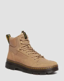 Dr. Martens Boots Utilitaires Rilla En Toile Et En Daim à Lacets Savannah Tan Outlet