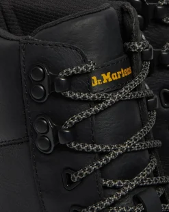 Dr. Martens Boots Utilitaires Tarik En Cuir Wyoming Noir — Wyoming Cheap