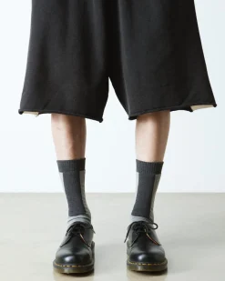 Dr. Martens Chaussettes Double Doc En Coton Mélangé Charbon — Cotton Blend Flash Sale