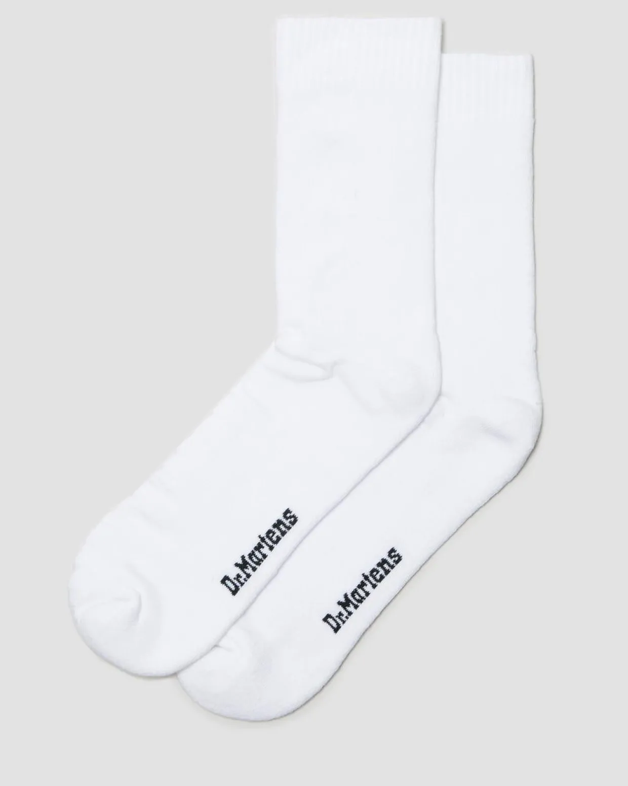 Dr. Martens Chaussettes Double Doc En Coton Mélangé Blanc — Cotton Blend Cheap