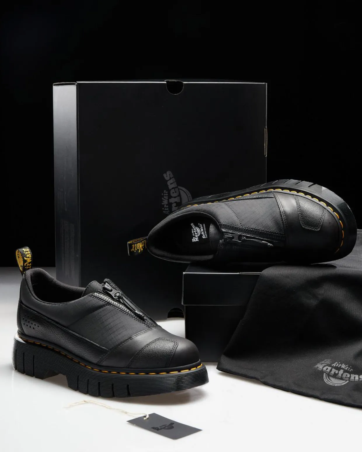 Dr. Martens Chaussures 1461 Beta Clubwedge Noir — Lunar+Sorento+Hub Ripstop Best Sale