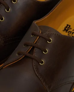 Dr. Martens Chaussures 1461 En Cuir Crazy Horse Marron — Crazy Horse Hot