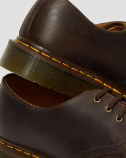 Dr. Martens Chaussures 1461 En Cuir Crazy Horse Marron — Crazy Horse Hot