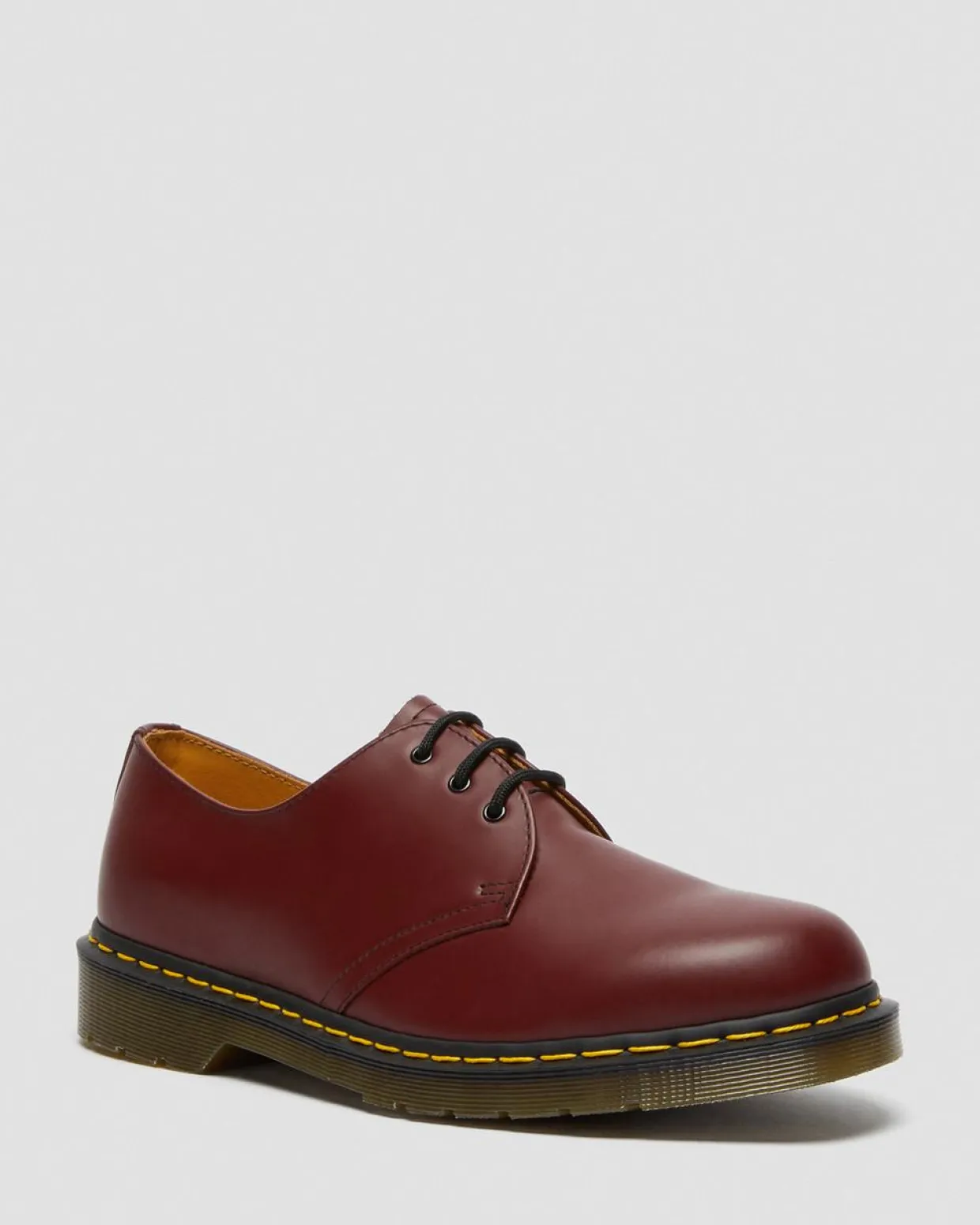 Dr. Martens Chaussures 1461 En Cuir Smooth Rouge Cherry Red — Smooth Leather Best Sale