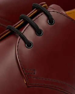 Dr. Martens Chaussures 1461 En Cuir Smooth Rouge Cherry Red — Smooth Leather Best Sale