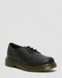 Dr. Martens Chaussures 1461 En Cuir Softy T Junior Noir — Softy T Hot