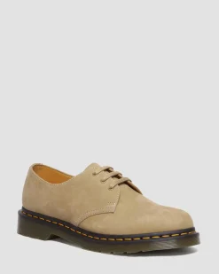 Dr. Martens Chaussures 1461 En Cuir Tumbled Nubuck Savannah Tan — Tumbled Nubuck Store