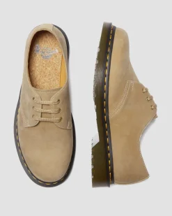 Dr. Martens Chaussures 1461 En Cuir Tumbled Nubuck Savannah Tan — Tumbled Nubuck Store