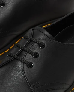 Dr. Martens Chaussures 1461 En Cuir Virginia Noir — Virginia Sale