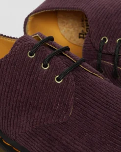 Dr. Martens Chaussures 1461 En Velours Côtelé Rouge Oxblood — Duchess Corduroy Shop