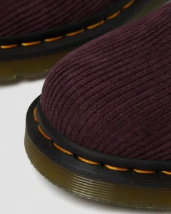 Dr. Martens Chaussures 1461 En Velours Côtelé Rouge Oxblood — Duchess Corduroy Shop