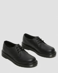 Dr. Martens Chaussures 1461 Mono En Cuir Softy T Pour Ado Noir — Softy T Discount