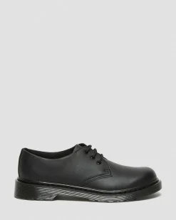 Dr. Martens Chaussures 1461 Mono En Cuir Softy T Pour Ado Noir — Softy T Discount