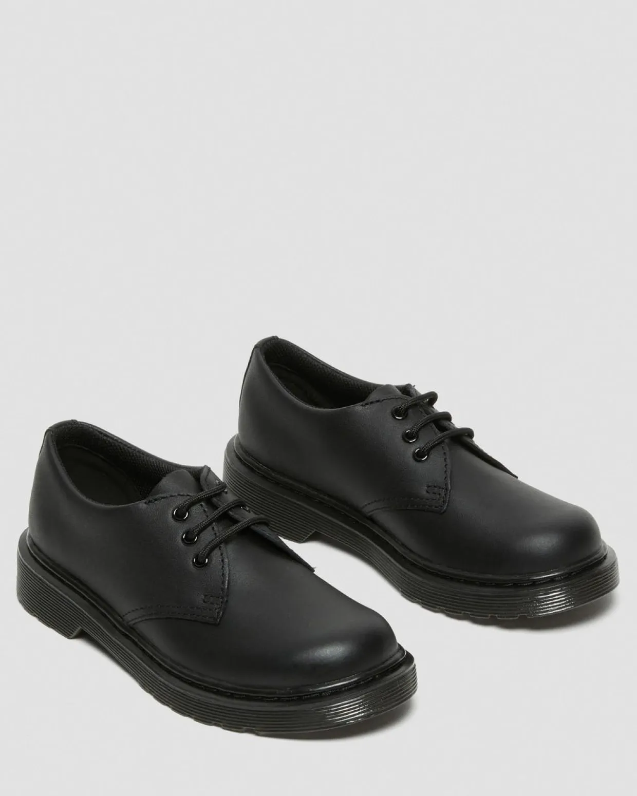 Dr. Martens Chaussures 1461 Mono En Cuir Softy T Junior Noir — Softy T Shop
