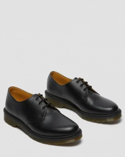 Dr. Martens Chaussures 1461 Narrow Plain Welt En Cuir Smooth Noir — Smooth Leather Shop